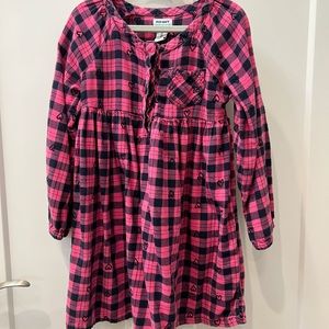 EUC Old Navy Valentine’s Heart Long Sleeve Dress